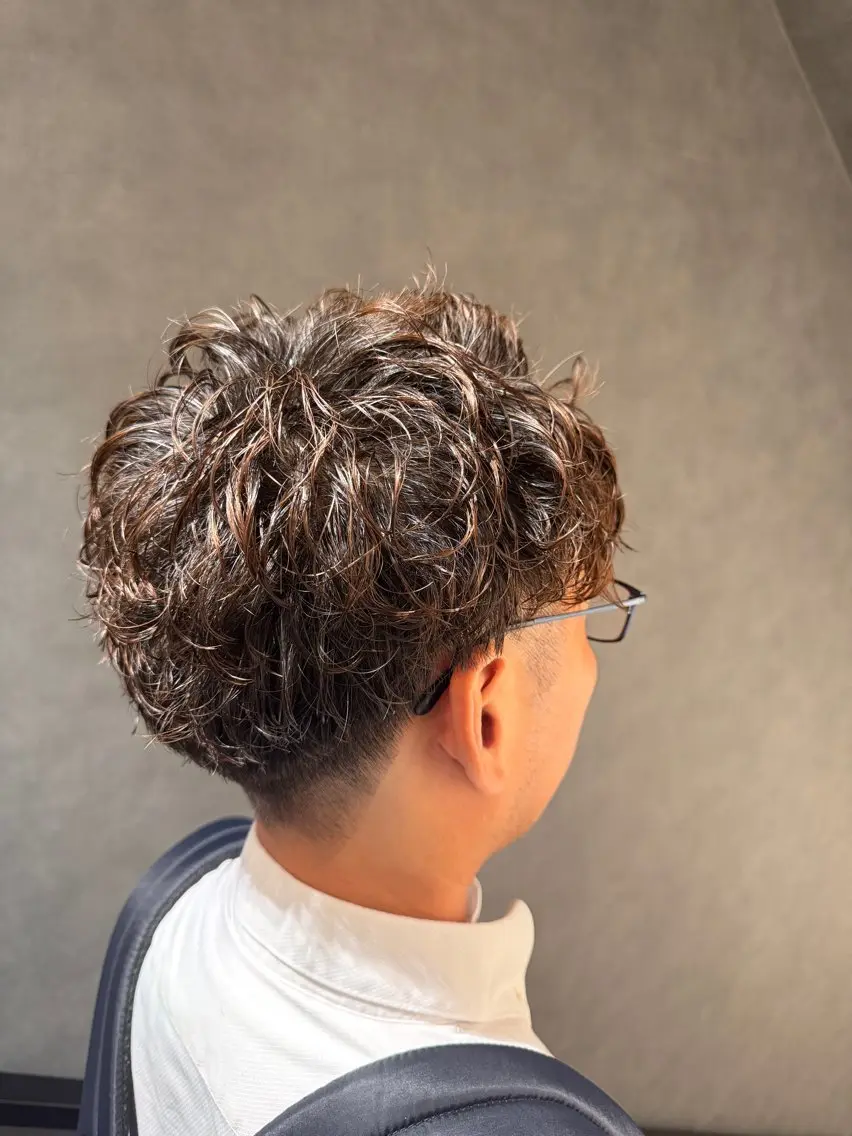 ショート パーマ メンズ カット パーマ メンズカット／パーマ 牛尾丈のヘアスタイル