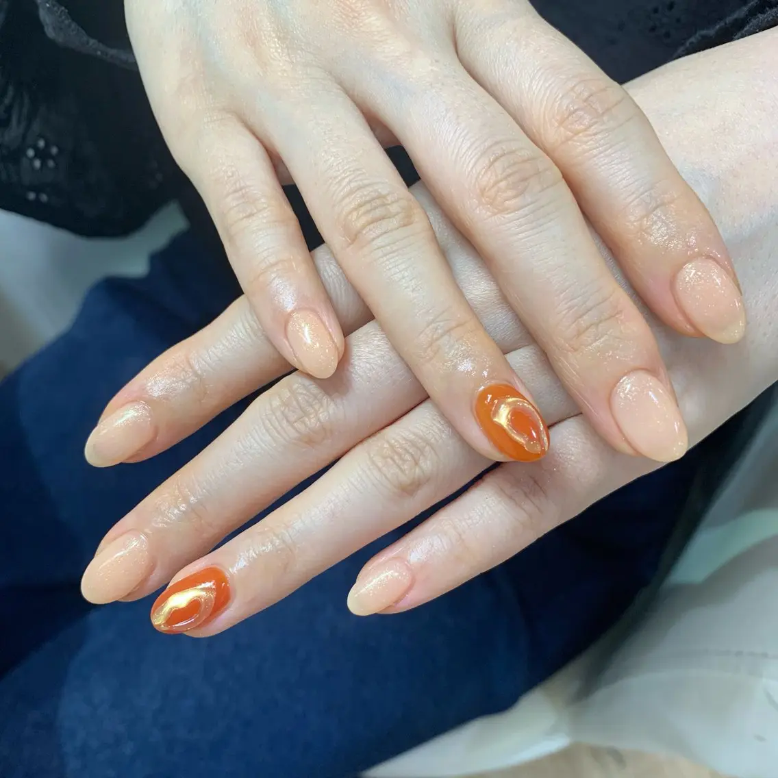 ネイル アートネイル ワンカラーネイル ELAN) Hasegawaのネイルデザイン