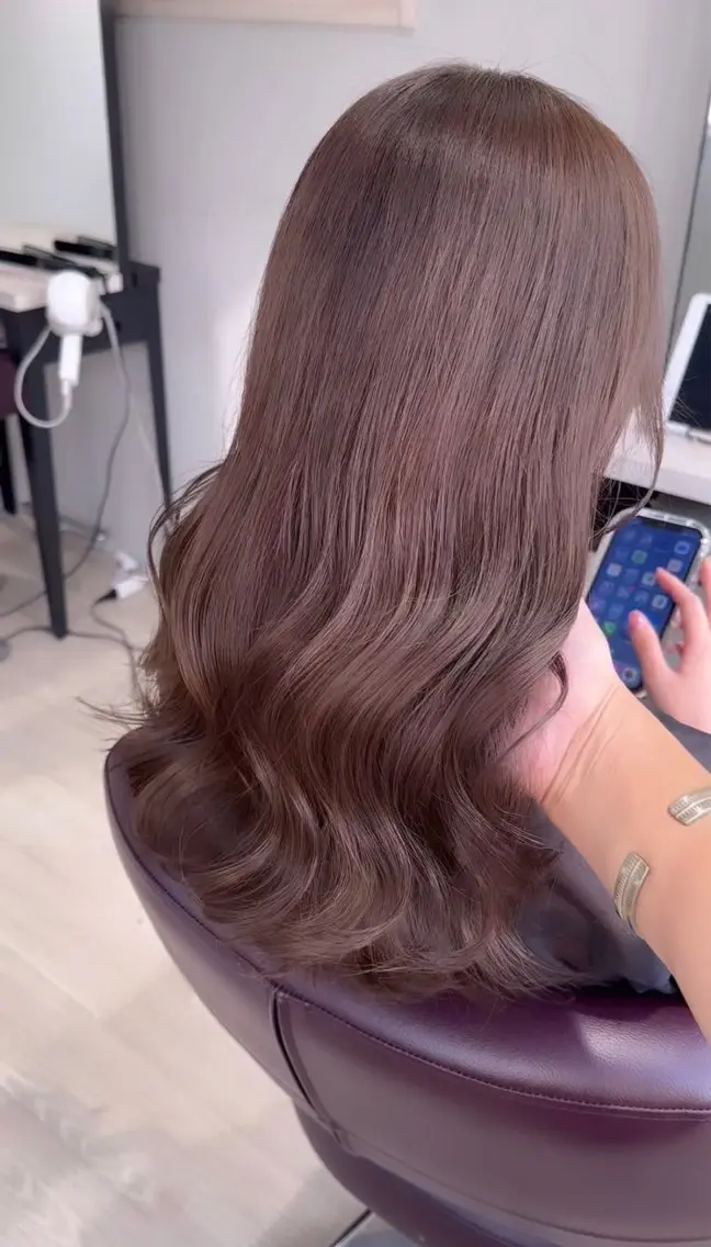 ロング カラー カット ヘアカラー schon 仙台のヘアスタイル