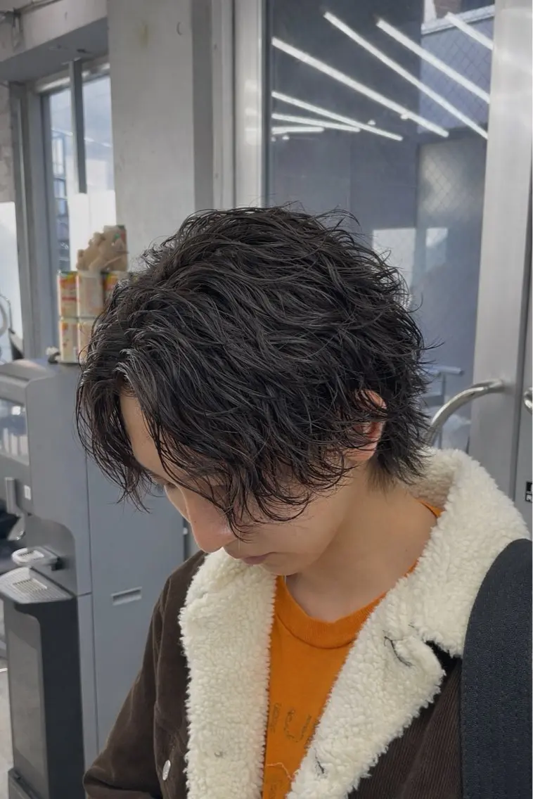 パーマ メンズ カット パーマ トリートメント 🔱OVARL🔱 メンズパーマ/たいがのヘアスタイル