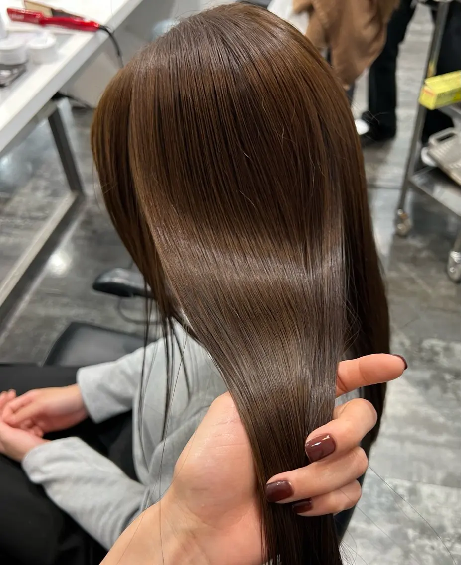 cut+髪質改善treatment+colorの写真