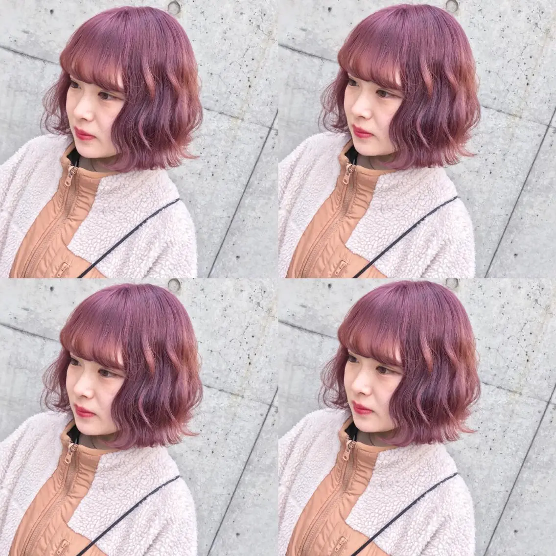 ショート カラー ヘアアレンジ TAKUMAブリーチ /デザインカラーのヘアスタイル