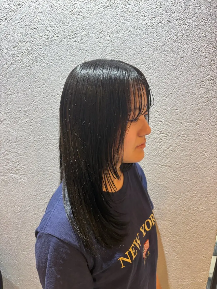 ロング レイヤーカット Kei × カットモデル募集中のヘアスタイル