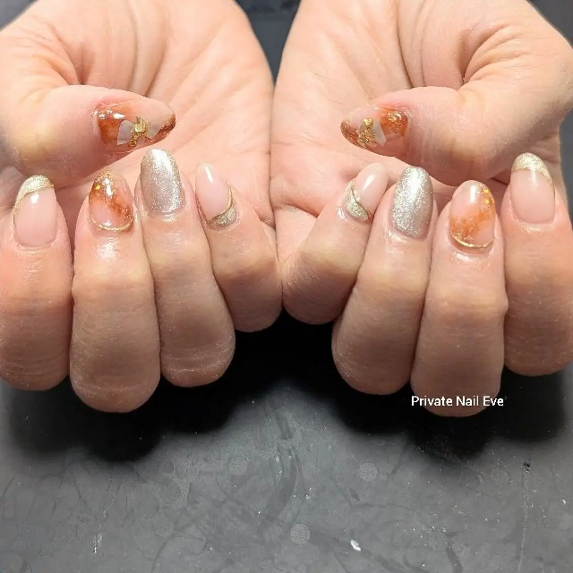 ネイル 持ち込み ニュアンスネイル ハンドネイル ネイル junkoのネイルデザイン