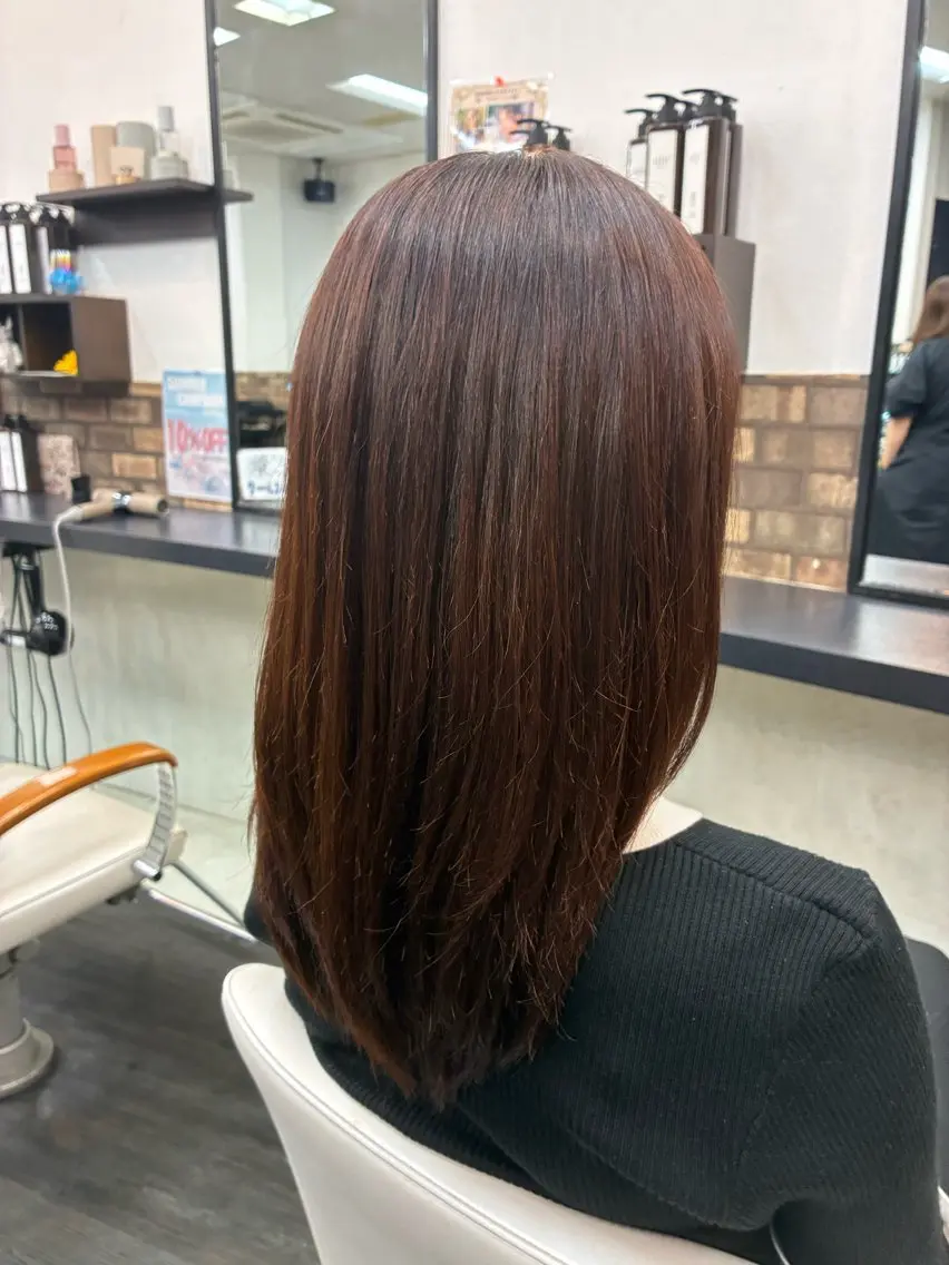 ロング トリートメント トリートメント 平岡 万依のヘアスタイル