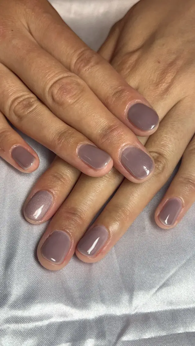 ネイル マグネットネイル マグネットワンカラー ワンカラーネイル Nail salon Loaのネイルデザイン