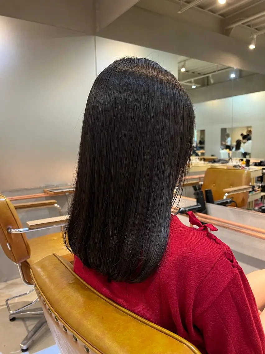 【56%off!!】つや感✨縮毛矯正＋カット＋3stepトリートメント［初回​〜​3回目の方］の写真