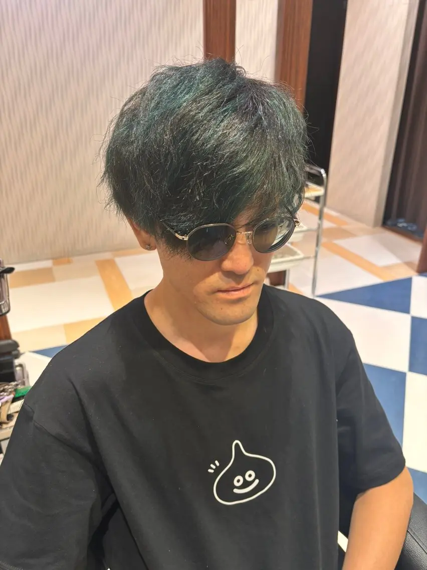 ショート メンズ ヘアカラー トリートメント 高橋 佳那のヘアスタイル