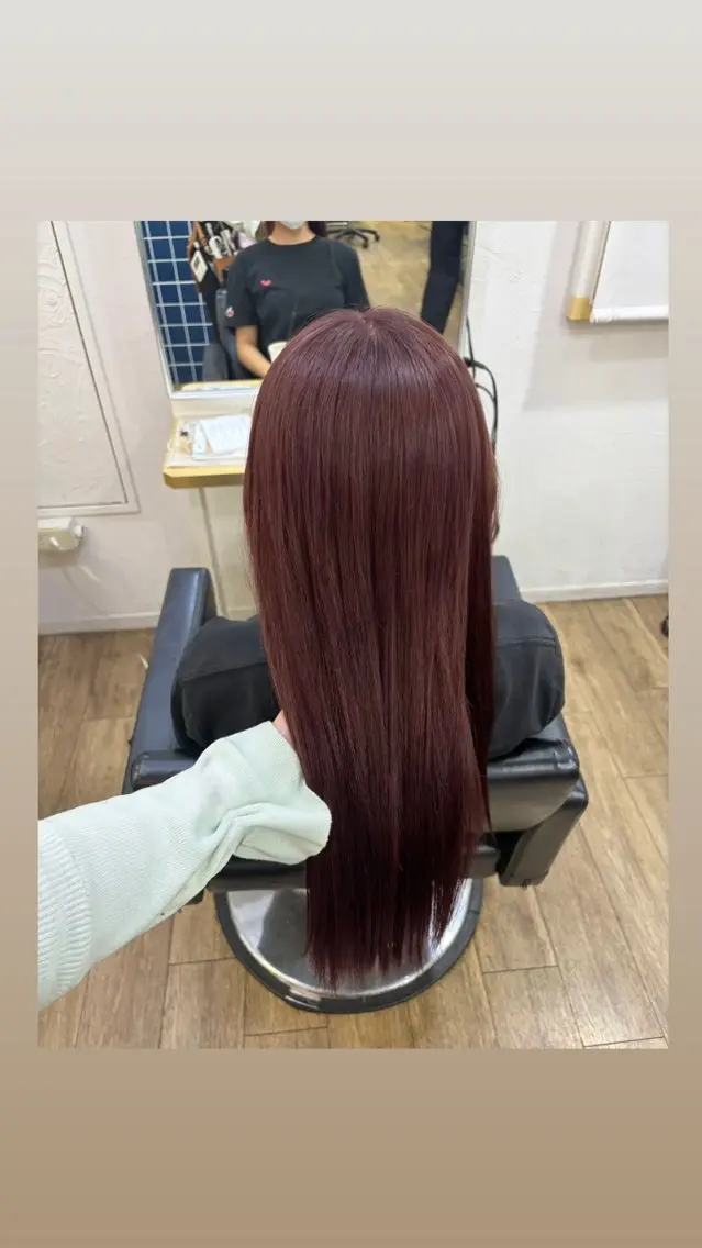 ロング カラー ヘアカラー 心寧🍑🤍ྀི/ 透明感colorのヘアスタイル