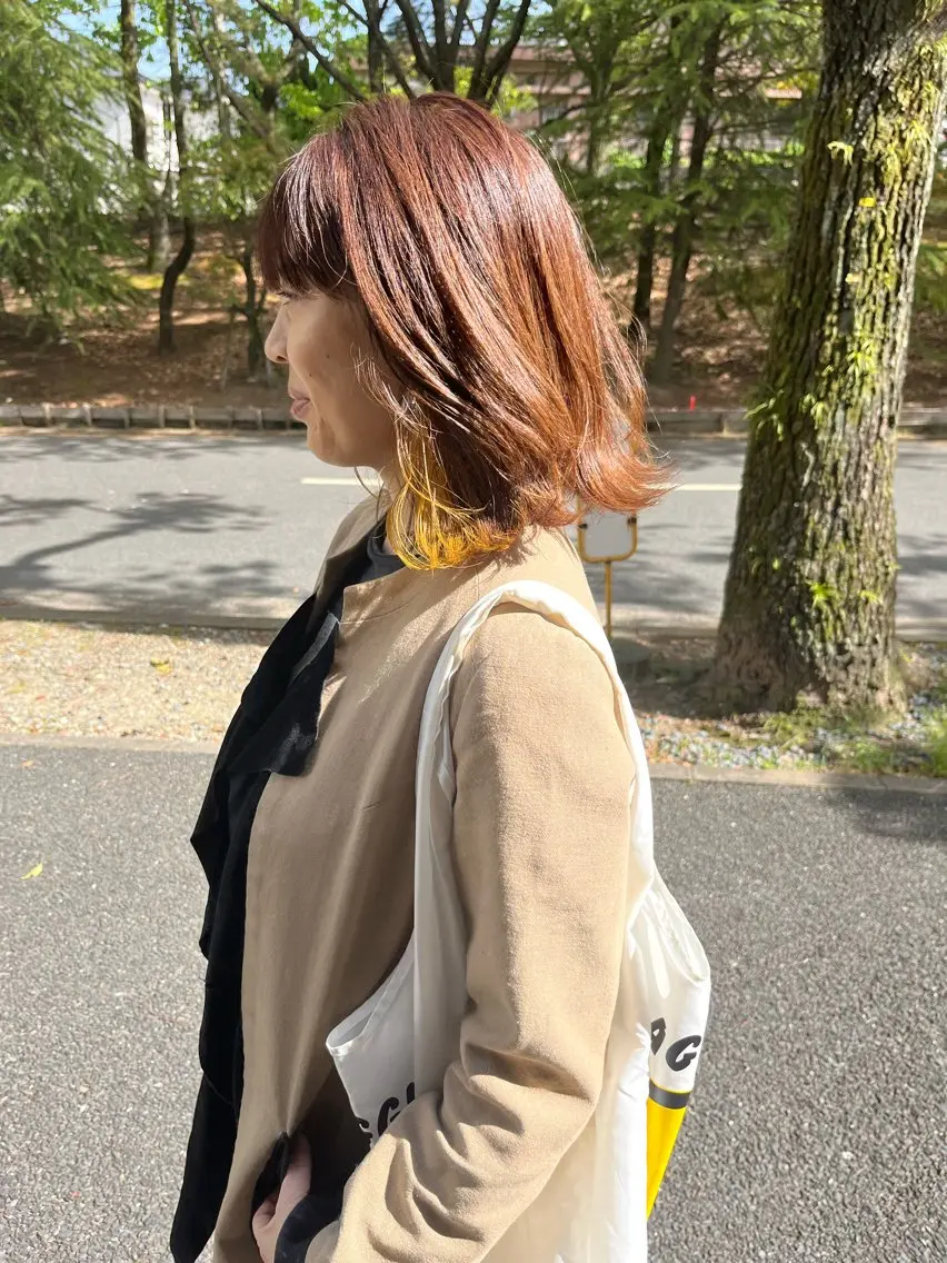 ショート カット ヘアカラー トリートメント 🐰桃山台/髪質改善 山亀のヘアスタイル
