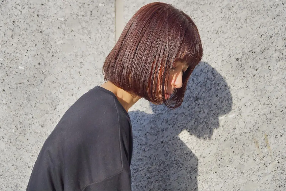ミディアム カラー newi 池袋のヘアスタイル