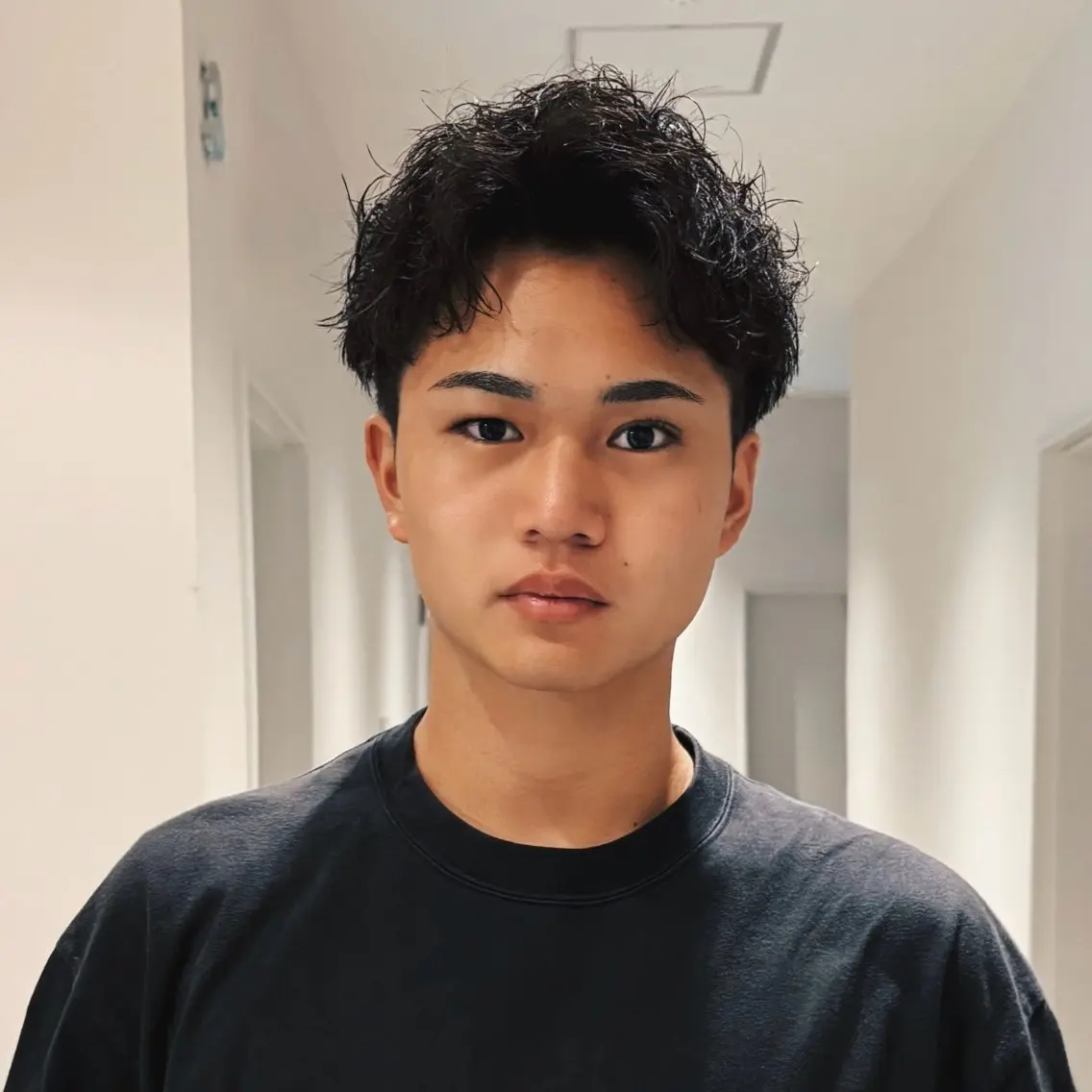 ショート パーマ メンズ メンズパーマ カット パーマ メンズ特化美容師 サノヤマトのヘアスタイル