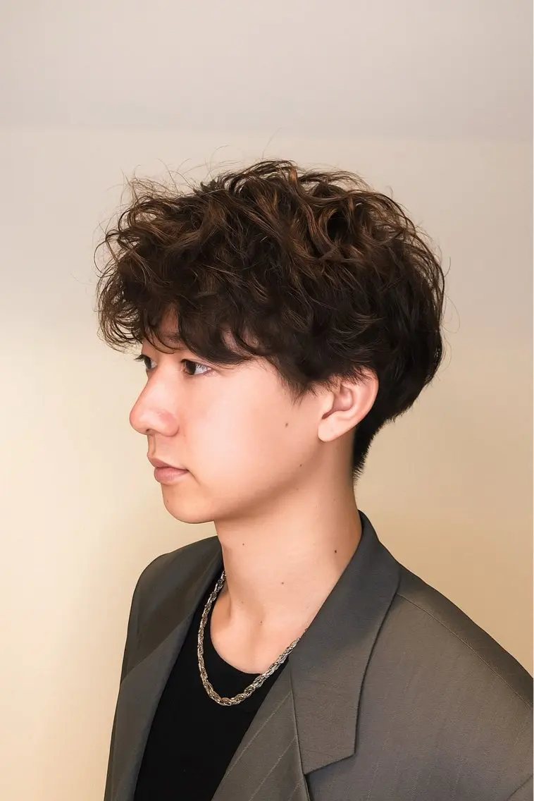 ショート カット パーマ matiz 権野 元紹のヘアスタイル