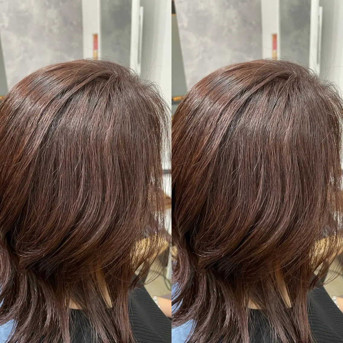 セミロング カラー Snaly カラー特化ページのヘアスタイル