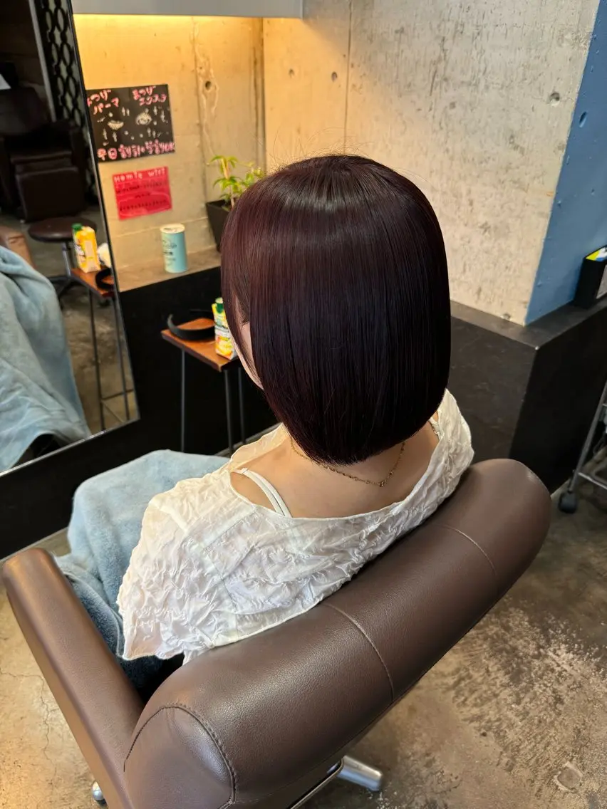🎀レディースショートカットメニュー🎀バッサリ切られる方/ショートカットのメンテナンスはこちらのメニューで🫧の写真