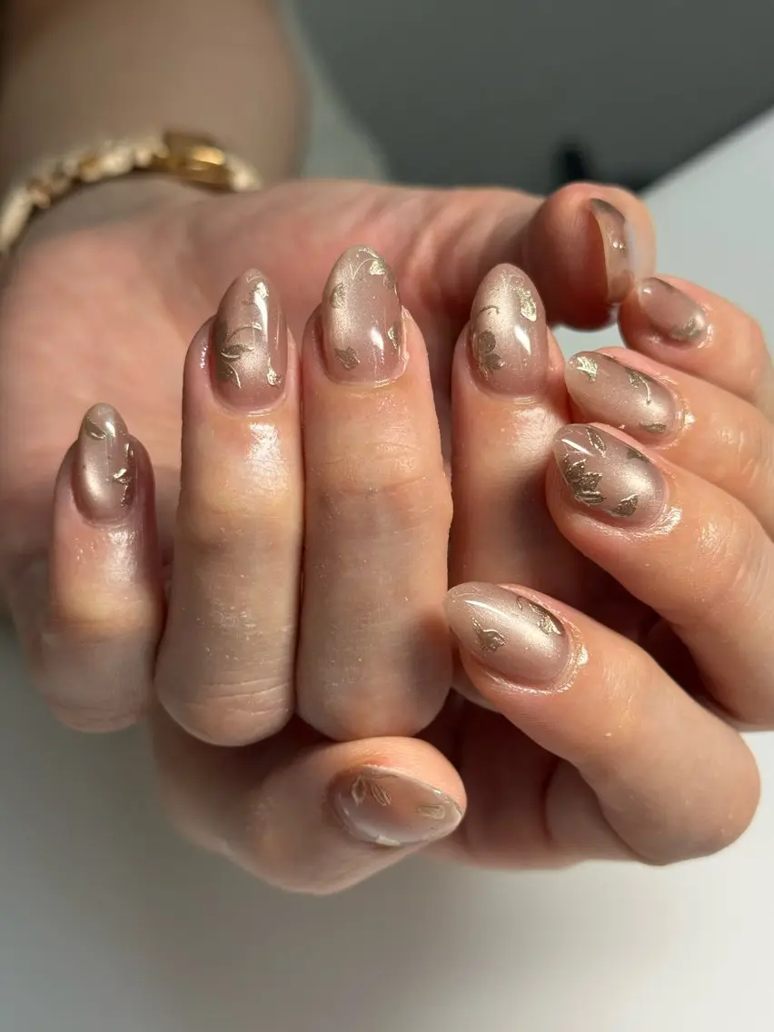 ネイル マグネットネイル ミラーネイル シンプルネイル Nail Lism 【ネイルリズム】のネイルデザイン