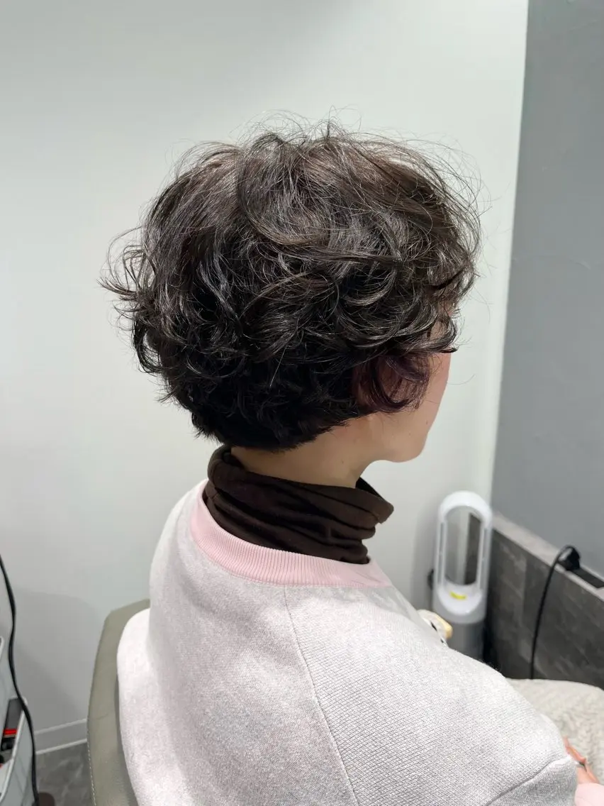 ショート パーマ 吉田 空 （POANA.）のヘアスタイル