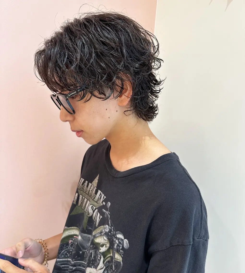 【定番メニュー!】メンズカット+パーマ🐨🍋(シャンプー別)の写真