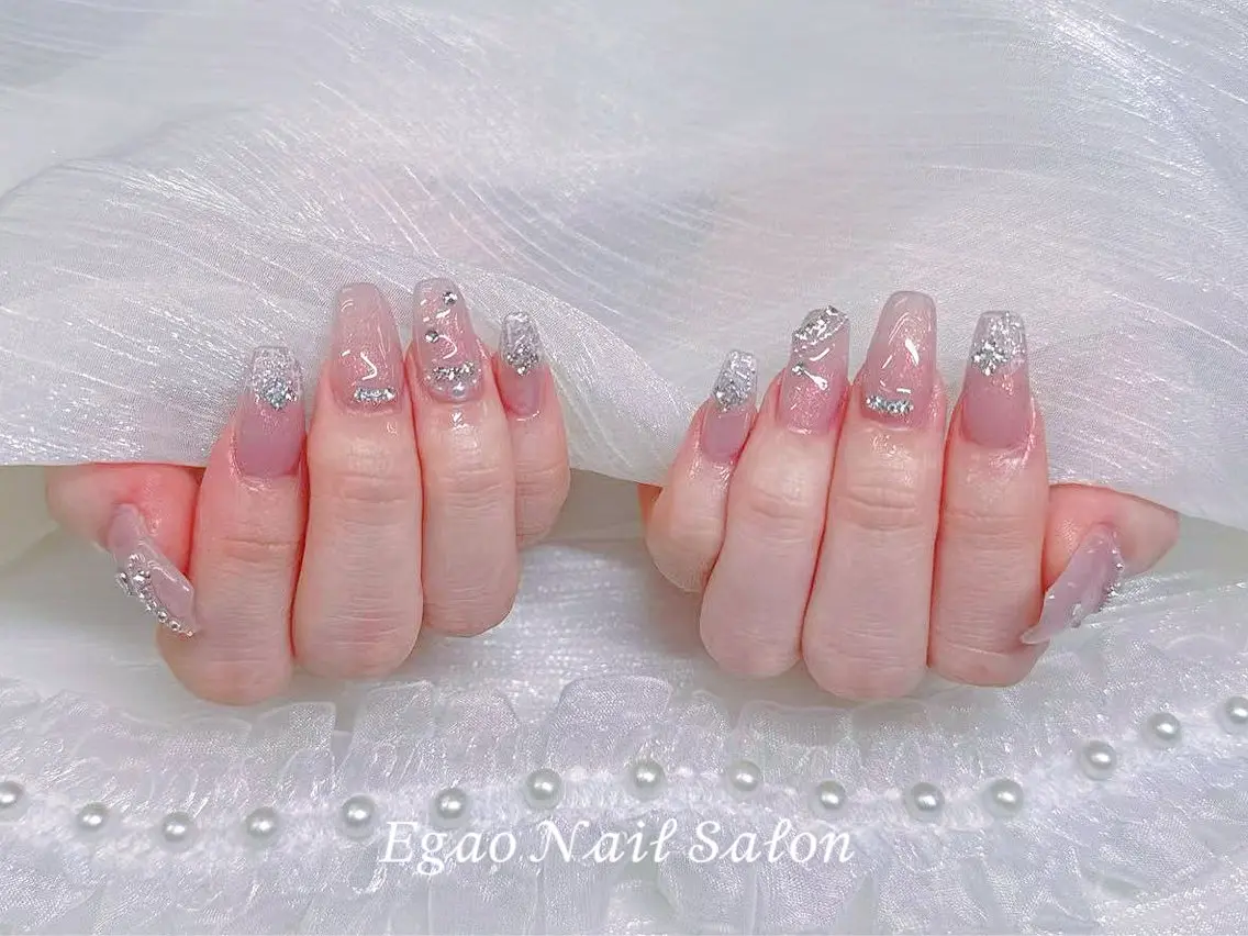 ネイル アートネイル フットネイル フレンチネイル ジェルネイル グラデーション ハンドネイル EGAO NAIL 錦糸町店のネイルデザイン
