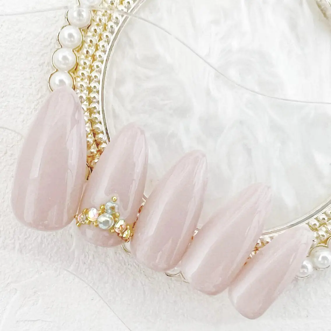 ネイル オフィスネイル シンプルネイル rouse nail RISATOのネイルデザイン