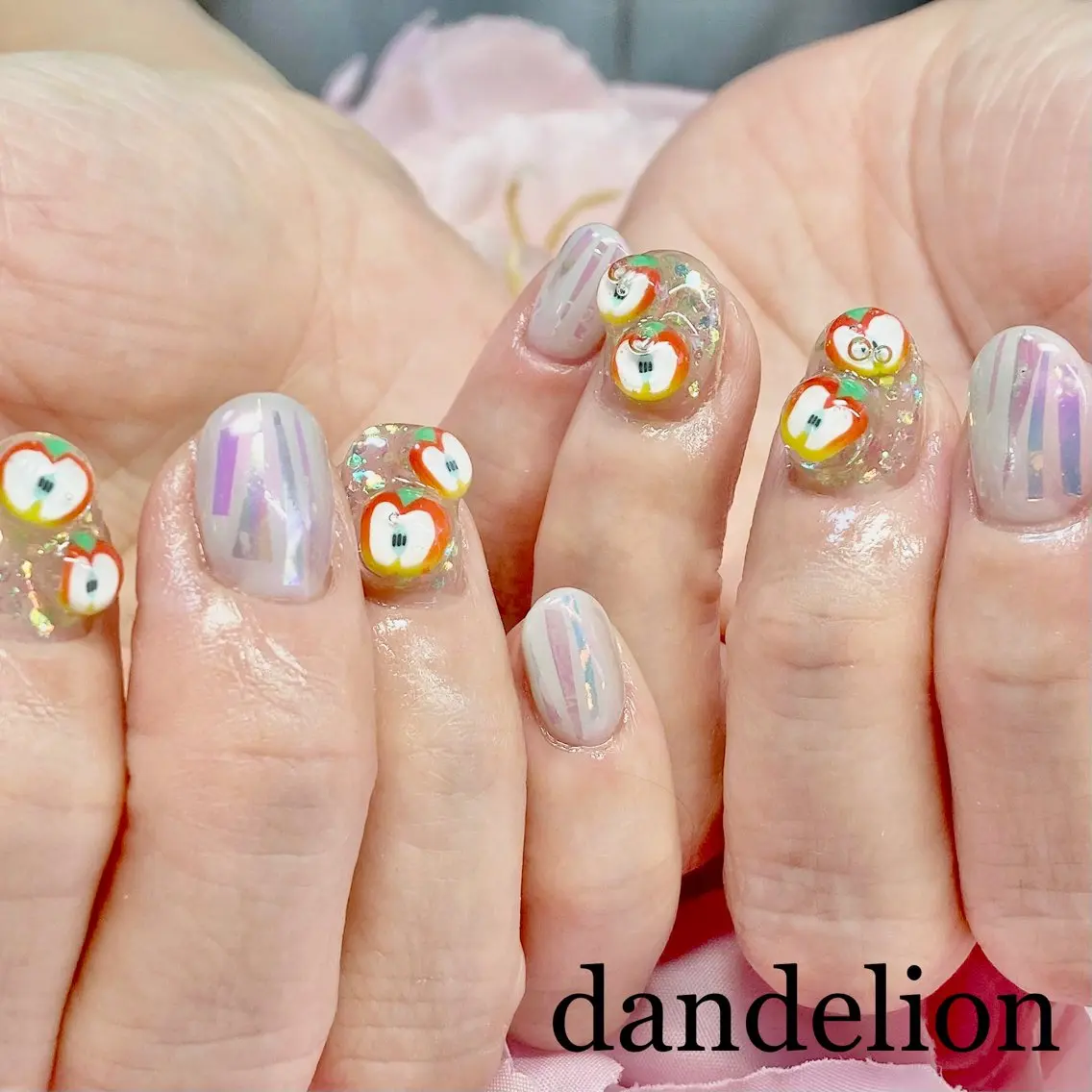 ネイル ハンドネイル ハンドケア dandelion ダンデライオンのネイルデザイン