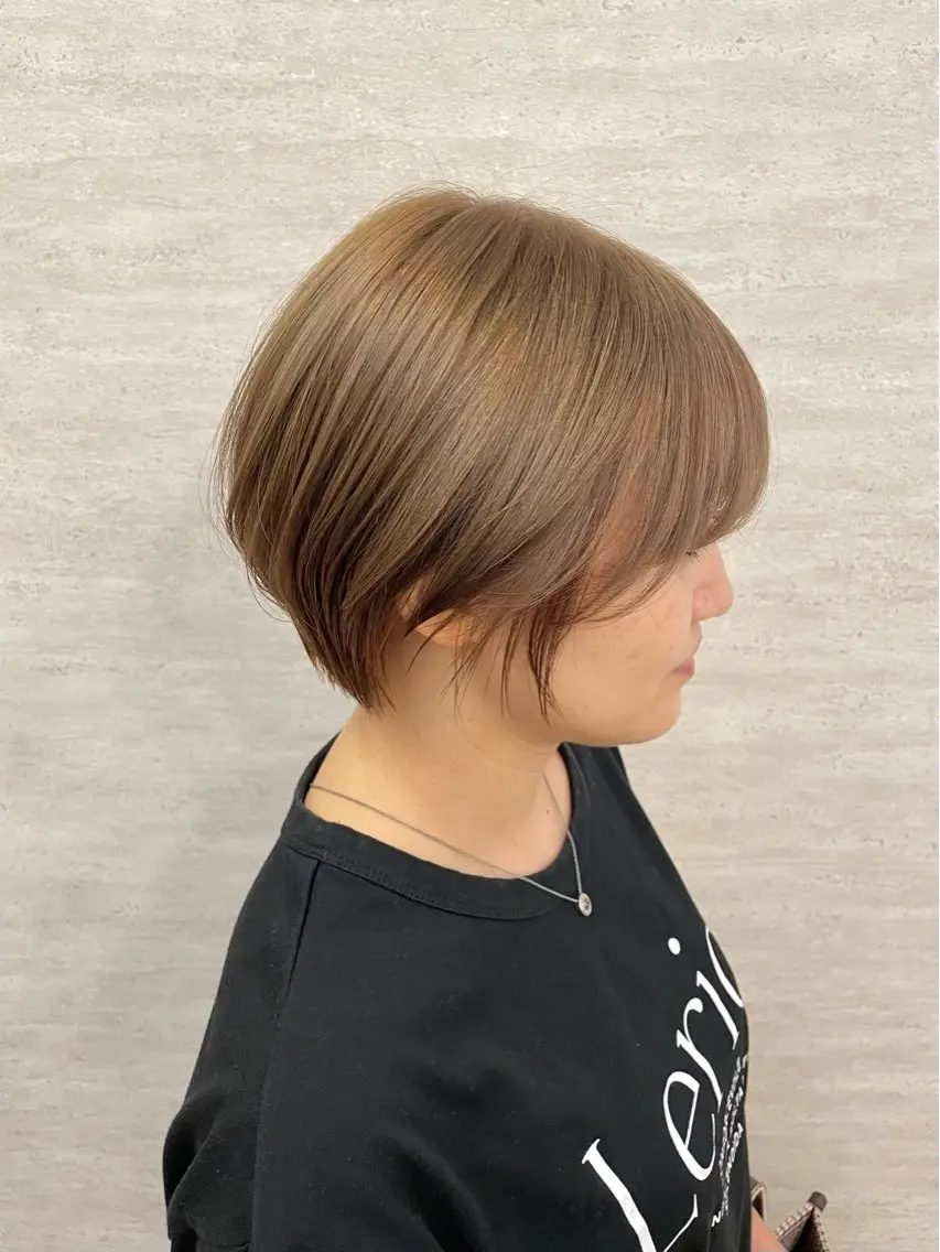 ショート カット ヘアカラー トリートメント newi大分/ ヒメノシオリのヘアスタイル
