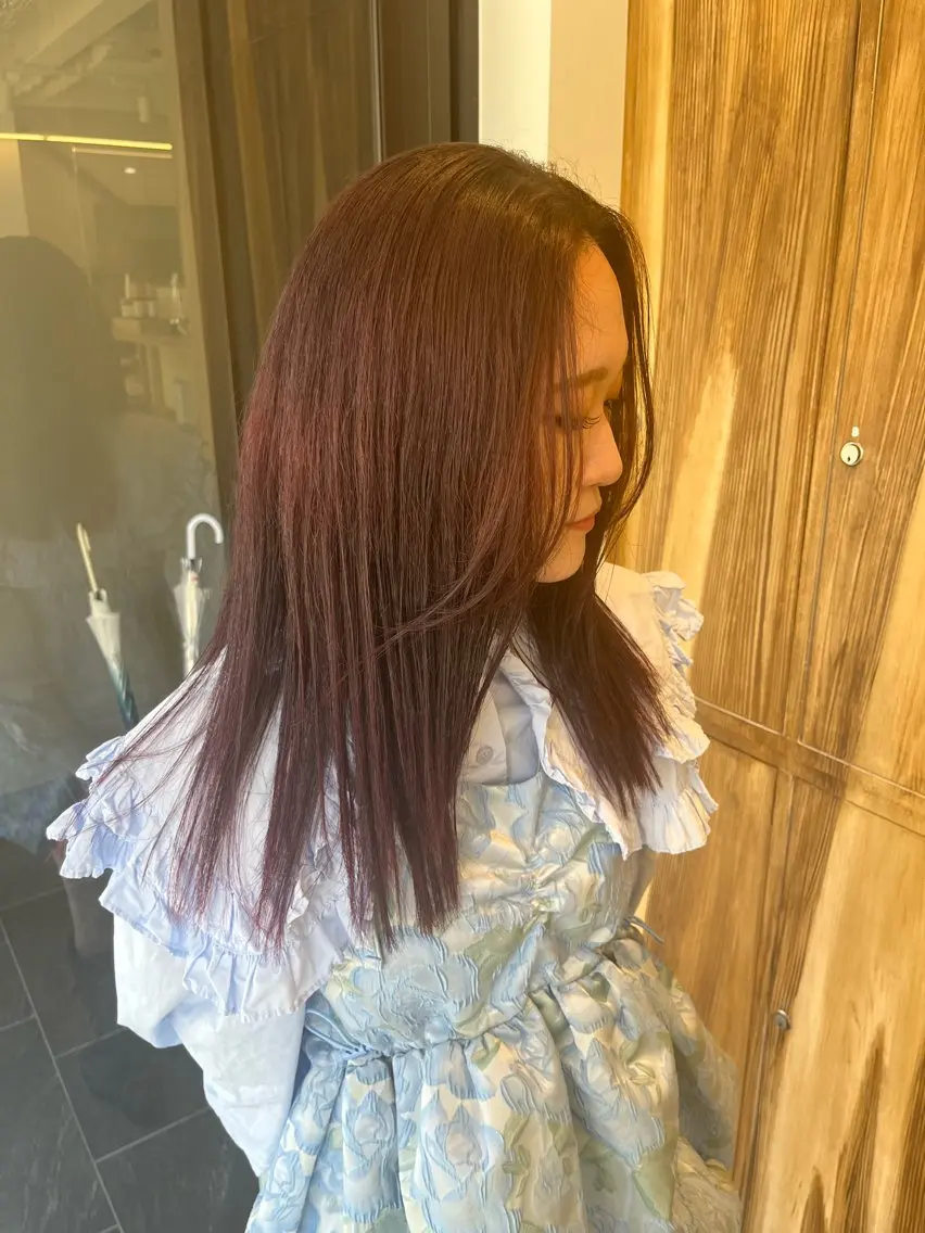 ロング 中田 舞桜のヘアスタイル