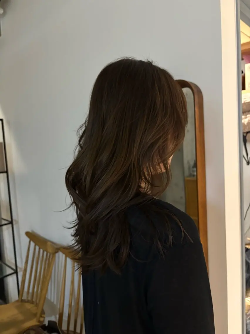 ロング カラー カット ヘアカラー Fujita Neneのヘアスタイル