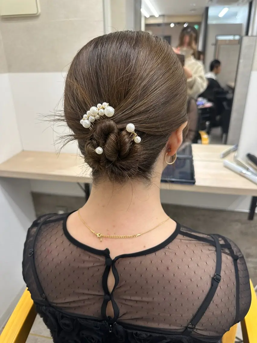 ヘアアレンジ ヘアセット 🎀透明感 カラーHiROEのヘアスタイル