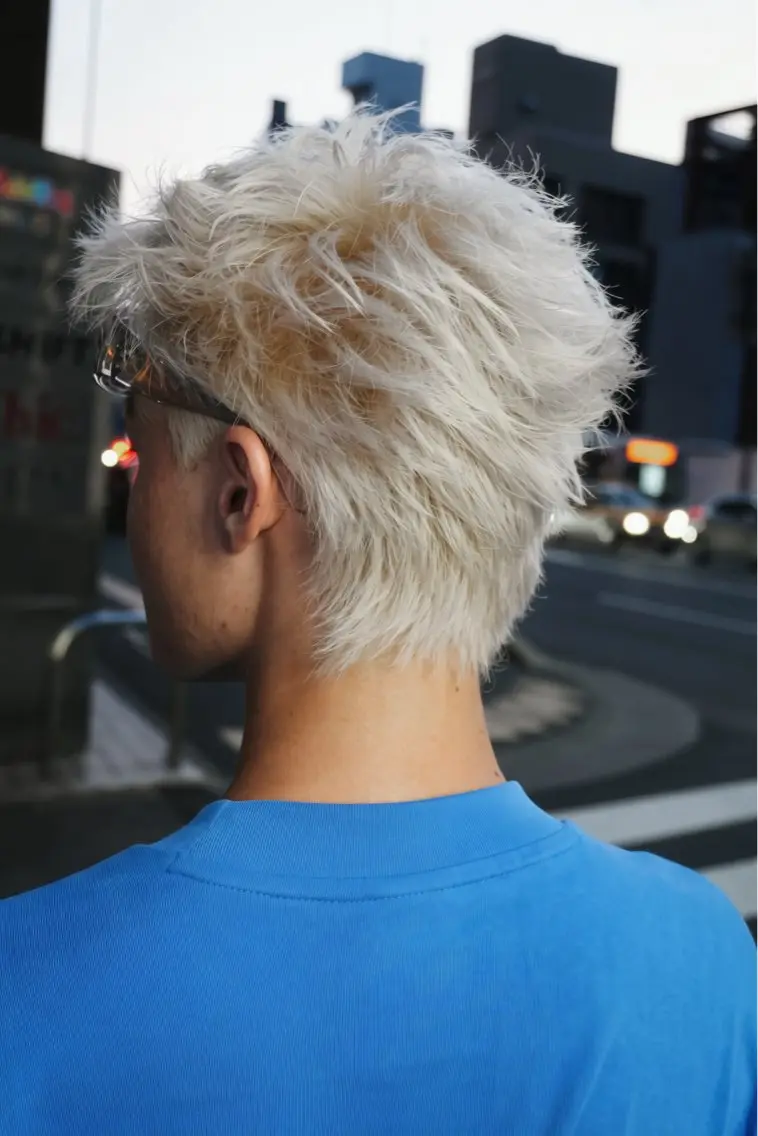 ショート カラー カット ヘアカラー KEIGO メンズ特化のヘアスタイル