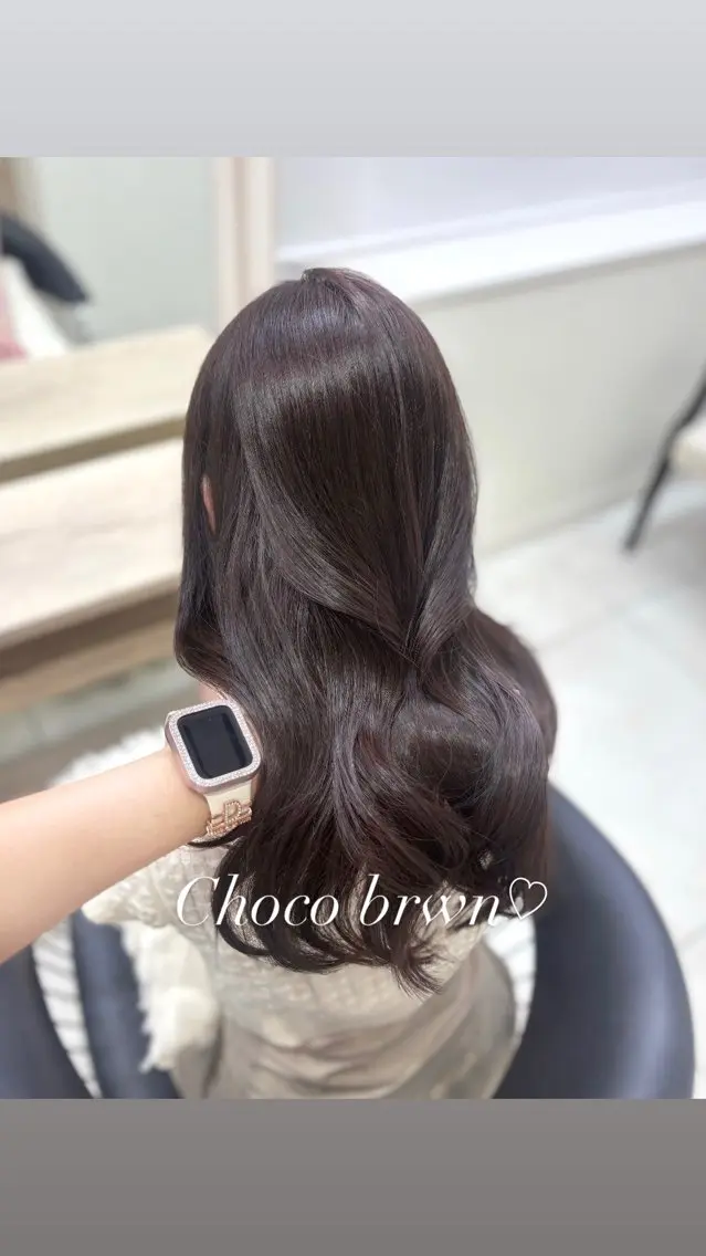 カラー ブラウンカラー ヘアカラー カットカラー/銀座 🎀𝐒𝐀𝐊𝐈のヘアスタイル