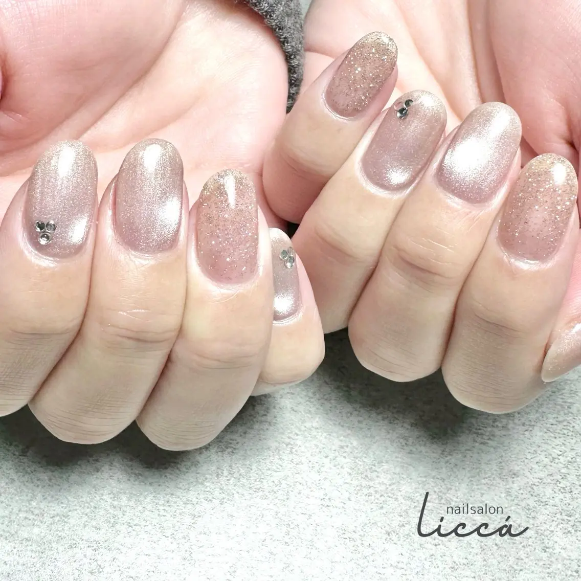 ネイル シンプルネイル ハンドネイル nailsalon liccáのネイルデザイン