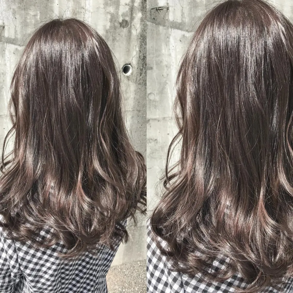 カラー グレージュ SOU/エクステ /ダブルカラーのヘアスタイル
