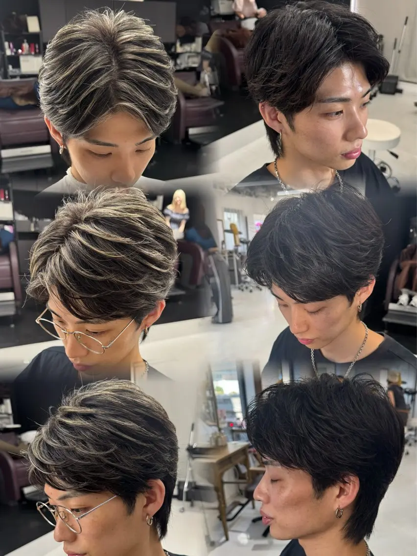 【9月限定‼️】ホワイトメッシュカラー+トリートメント¥14300→¥9000の写真
