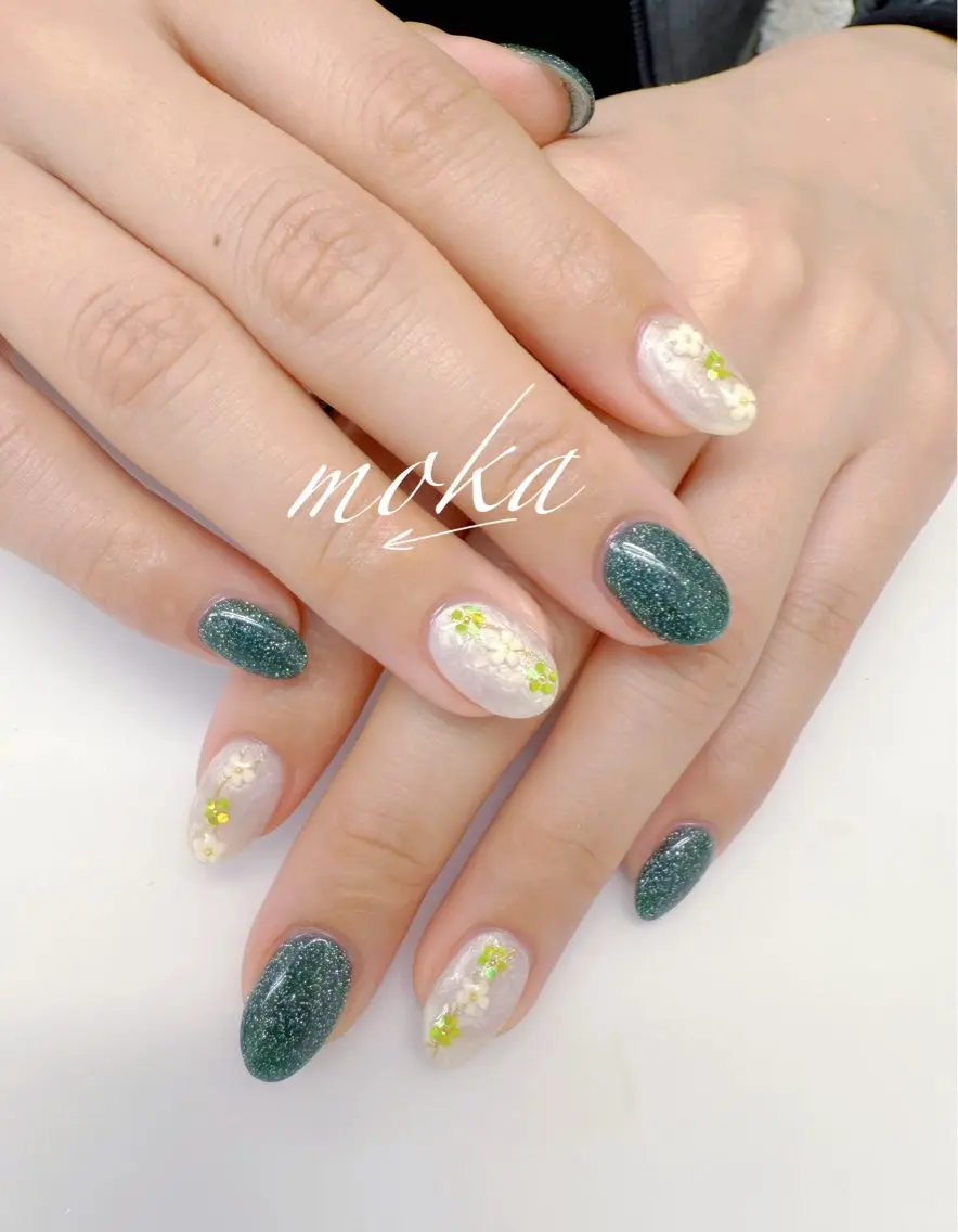 ネイル ハンドネイル ハンドケア 胡蝶蘭レディースサロ ンNailMOKAのネイルデザイン