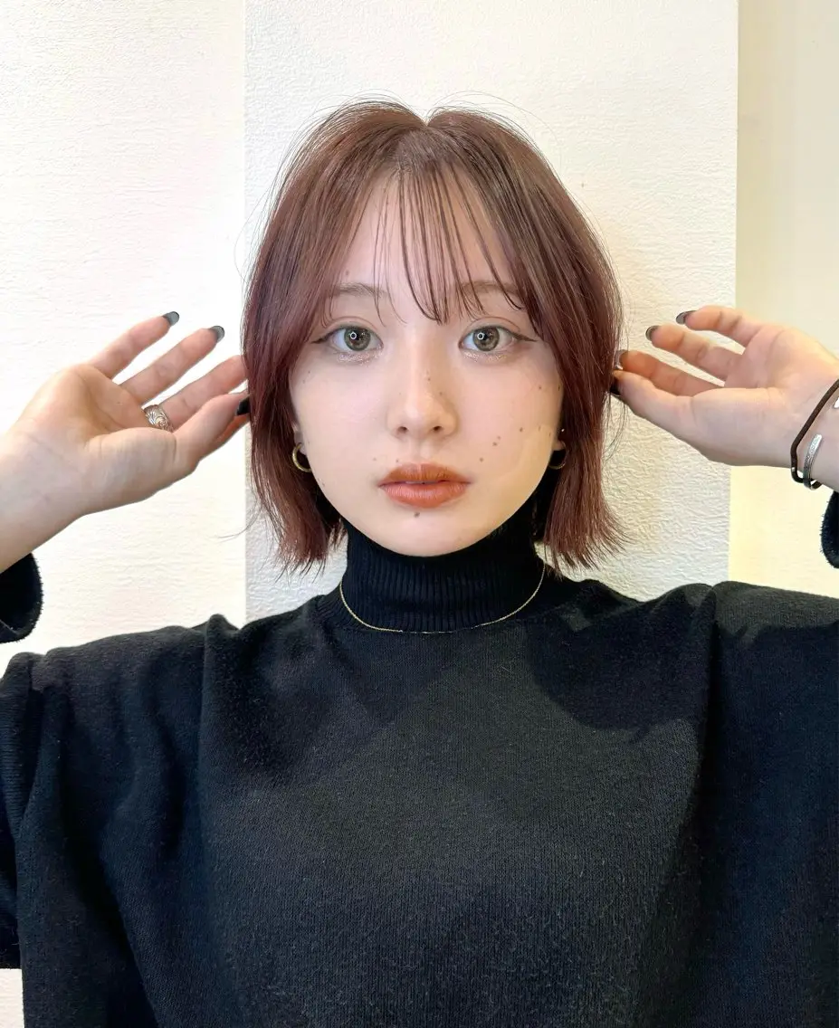 ショート カット ヘアカラー トリートメント レイヤーカット /透明感カラー西田のヘアスタイル