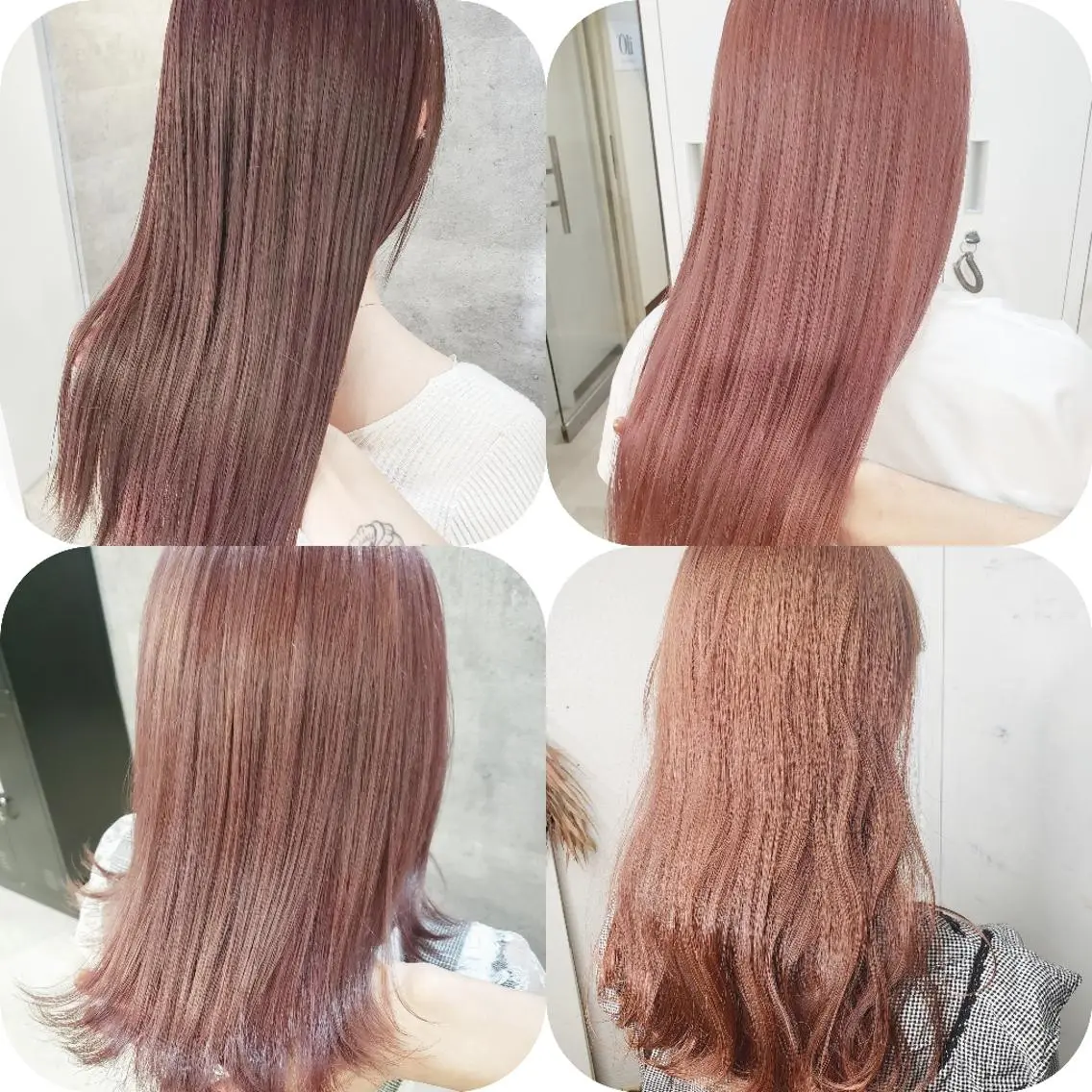 ミディアム カラー ピンクカラー カット ヘアカラー トリートメント ミルクティー特化 🌈島内　琢真🌈のヘアスタイル