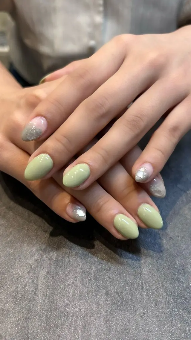 ネイル ニュアンスネイル ハンドネイル 天津 真白路のネイルデザイン