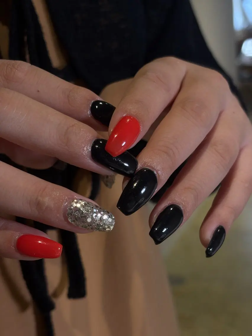 ネイル ラメ(グリッター) ワンカラーネイル ハンドネイル SEIRA ˚₊✧Nailsのネイルデザイン