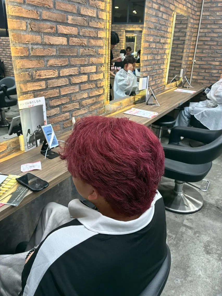 カラー ⚡️【メンズモデル 募集中】⚡️RIKUのヘアスタイル