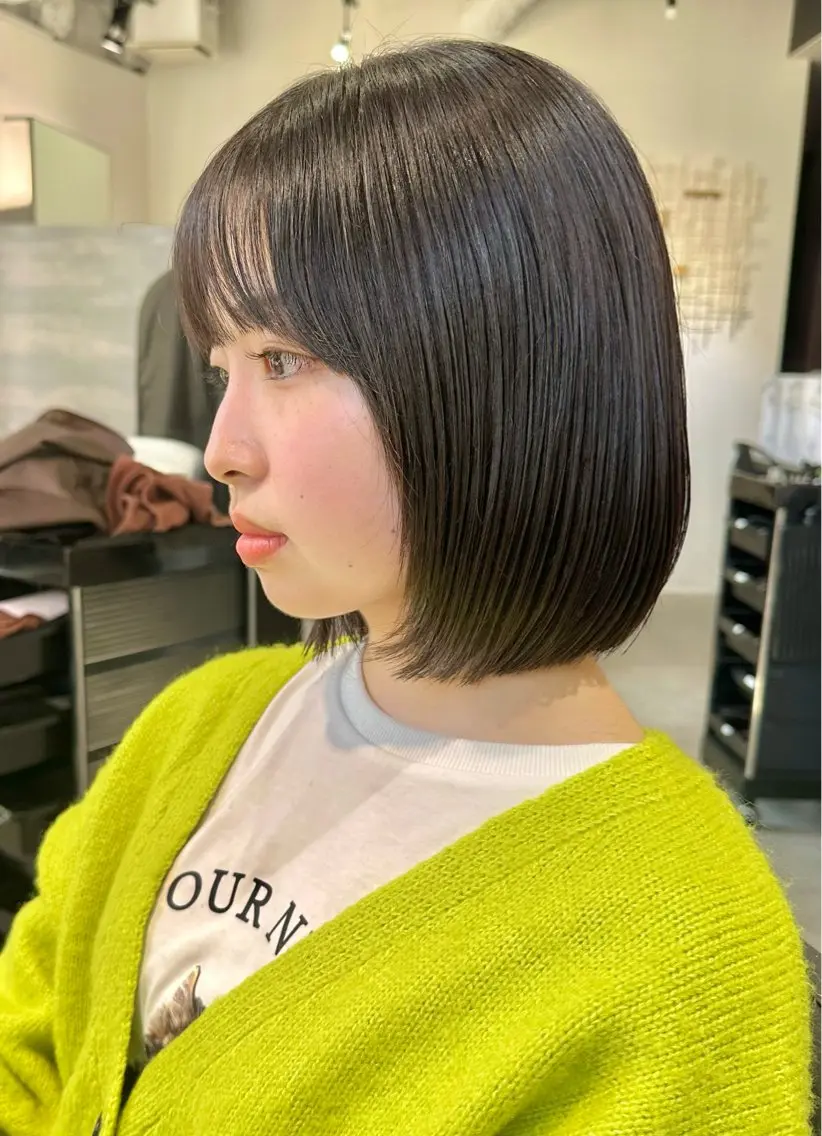 ショート カット 縮毛矯正 髪質改善 中川 翔のヘアスタイル