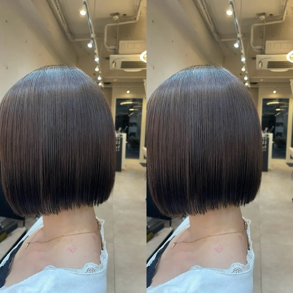 ミディアム カラー 透明感カラー グレージュ ボブ カット ヘアカラー トリートメント モデル様募集中🍒 りおのヘアスタイル