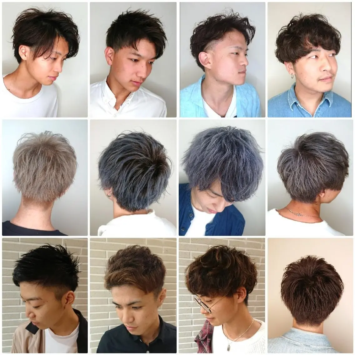メンズ カラー パーマ ダブルカラー イルミナカラー カット パーマ ブリーチ/ヘアケア/ 艶髪/イギチハルのヘアスタイル