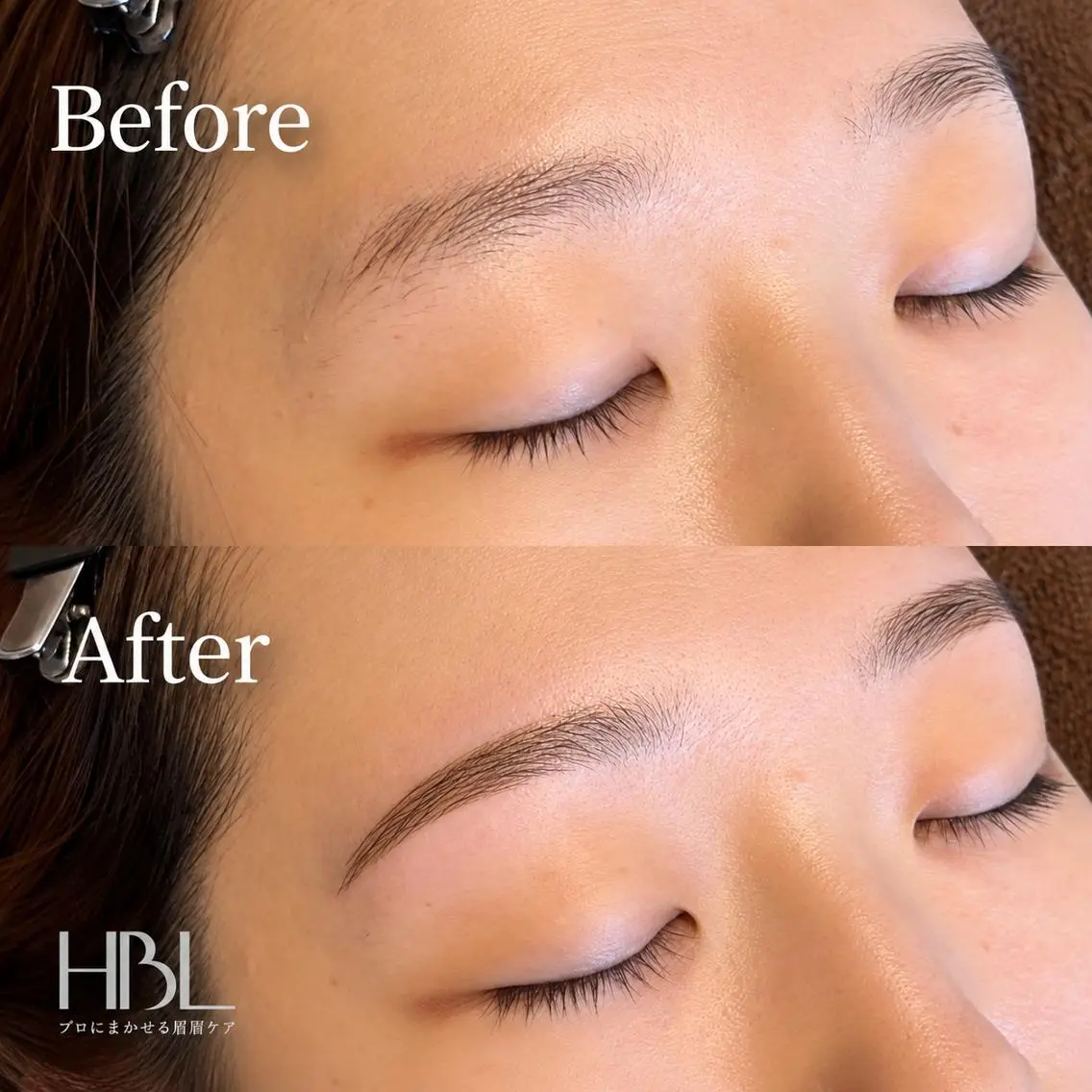 【男女◎ 再来45日以内】HBL+眉毛WAX+メイク 美眉を保つ ¥5800の写真