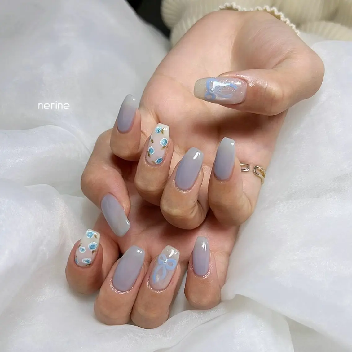 ネイル ハンドネイル nail salon nerineのネイルデザイン