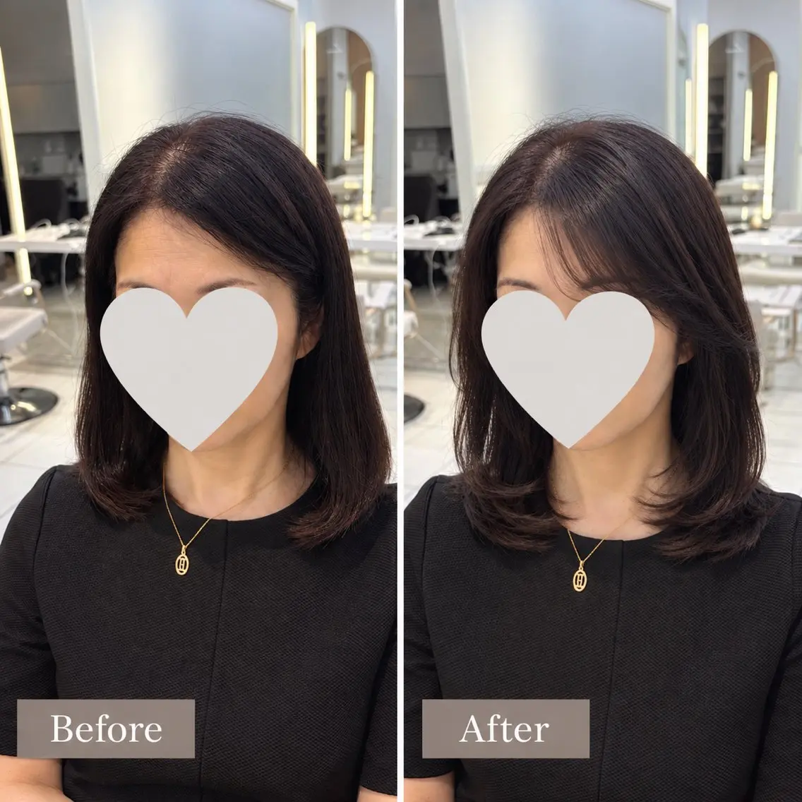 よねけん/顔まわり/ レイヤーカット🌟のヘアスタイル