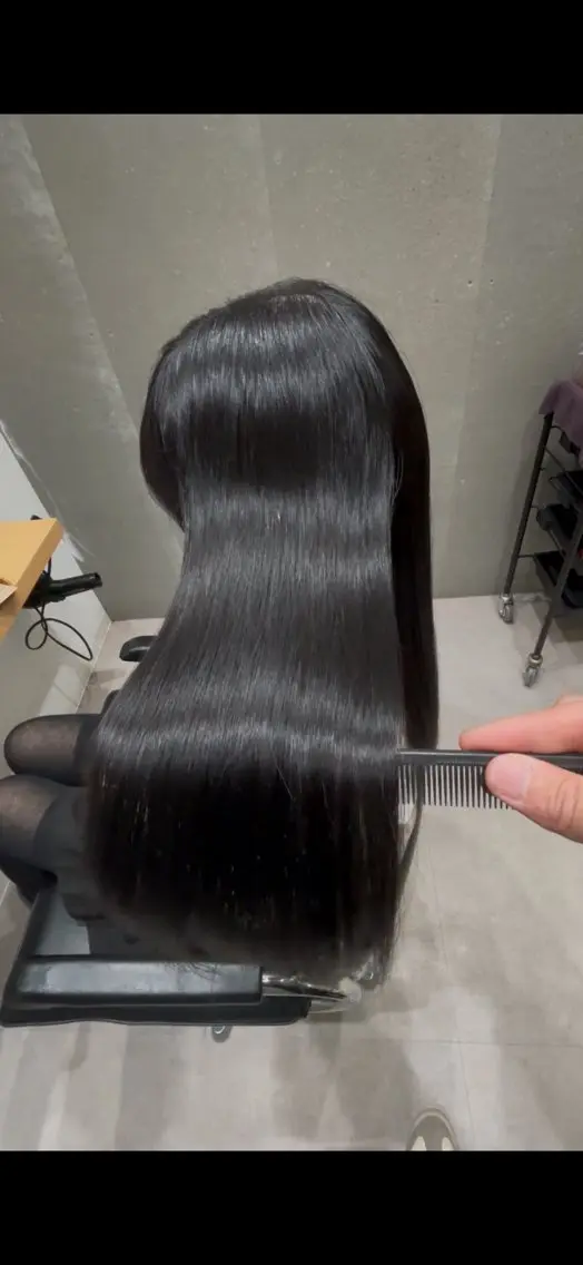 ミディアム カラー 透明感カラー トリートメント ヘアカラー 髪質改善ヘアケア 艶髪特化/上田のヘアスタイル