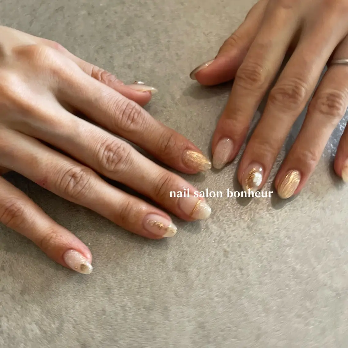 ネイル ハンドネイル nail salon bonheurのネイルデザイン