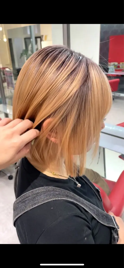 ショート カラー 髪質改善/大阪守口市 🐣Ria‪🐣のヘアスタイル