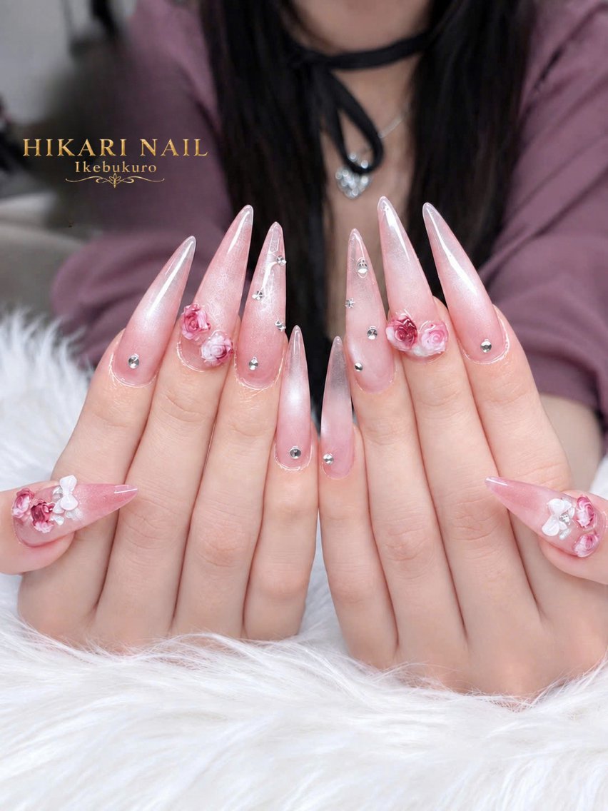 ネイル ハロウィン 持ち込み 冬ネイル クリスマス ハンドネイル HikariNail Ikebukuroのネイルデザイン